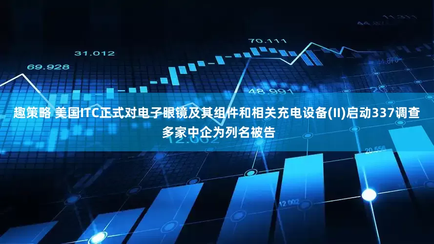 趣策略 美国ITC正式对电子眼镜及其组件和相关充电设备(II)启动337调查 多家中企为列名被告
